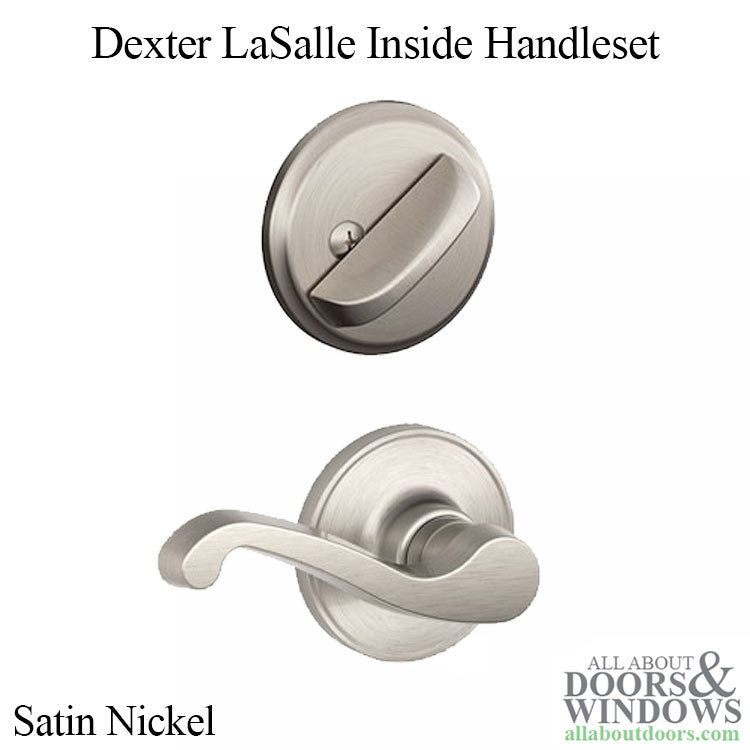 Dexter LaSalle JH59-619 Left Hand Inside Handleset - Satin Nickel - Dexter LaSalle JH59-619 Left Hand Inside Handleset - Satin Nickel