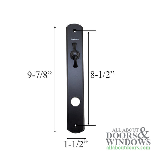 Andersen Escutcheon Plate - Interior - Albany - Black - Blemished - Andersen Escutcheon Plate - Interior - Albany - Black - Blemished