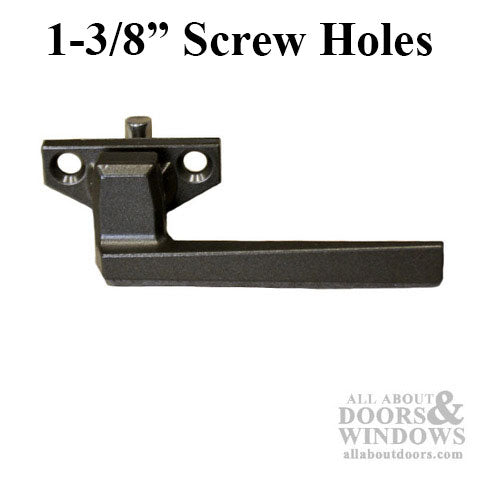 Project-In handle, 1-3/8 screw holes, Offset Base, 1/2” Hook Projection,  LH - Project-In handle, 1-3/8 screw holes, Offset Base, 1/2” Hook Projection,  LH