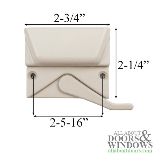 Blemished Truth Casement Window Lock - Almond - Blemished Truth Casement Window Lock - Almond