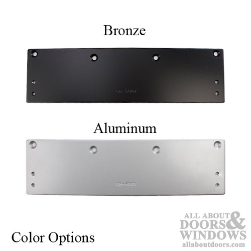 Drop Plate, Mounting Plate for Commercial Door Closer, Choose Color - Drop Plate, Mounting Plate for Commercial Door Closer, Choose Color