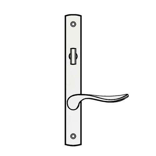 Truth Sentry Lock Handle Set Modern Decorative Solid Brass PVD Brushed Chrome - Truth Sentry Lock Handle Set Modern Decorative Solid Brass PVD Brushed Chrome