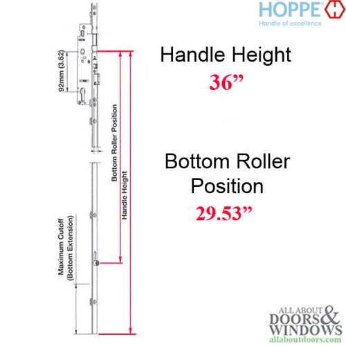 16mm Manual Gear, 35/92, Roller @ 29.53