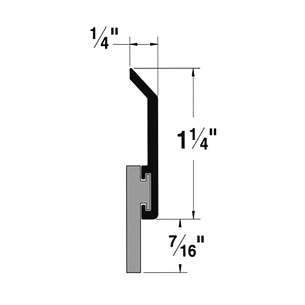 Door bottom weatherstrip, 36