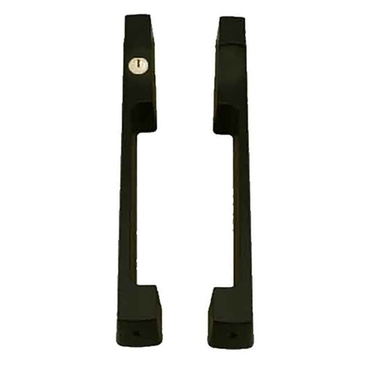 HOPPE Dallas Series Sliding Door Handle Set for HLS9000 Multipoint Locking System Keyed Right Hand