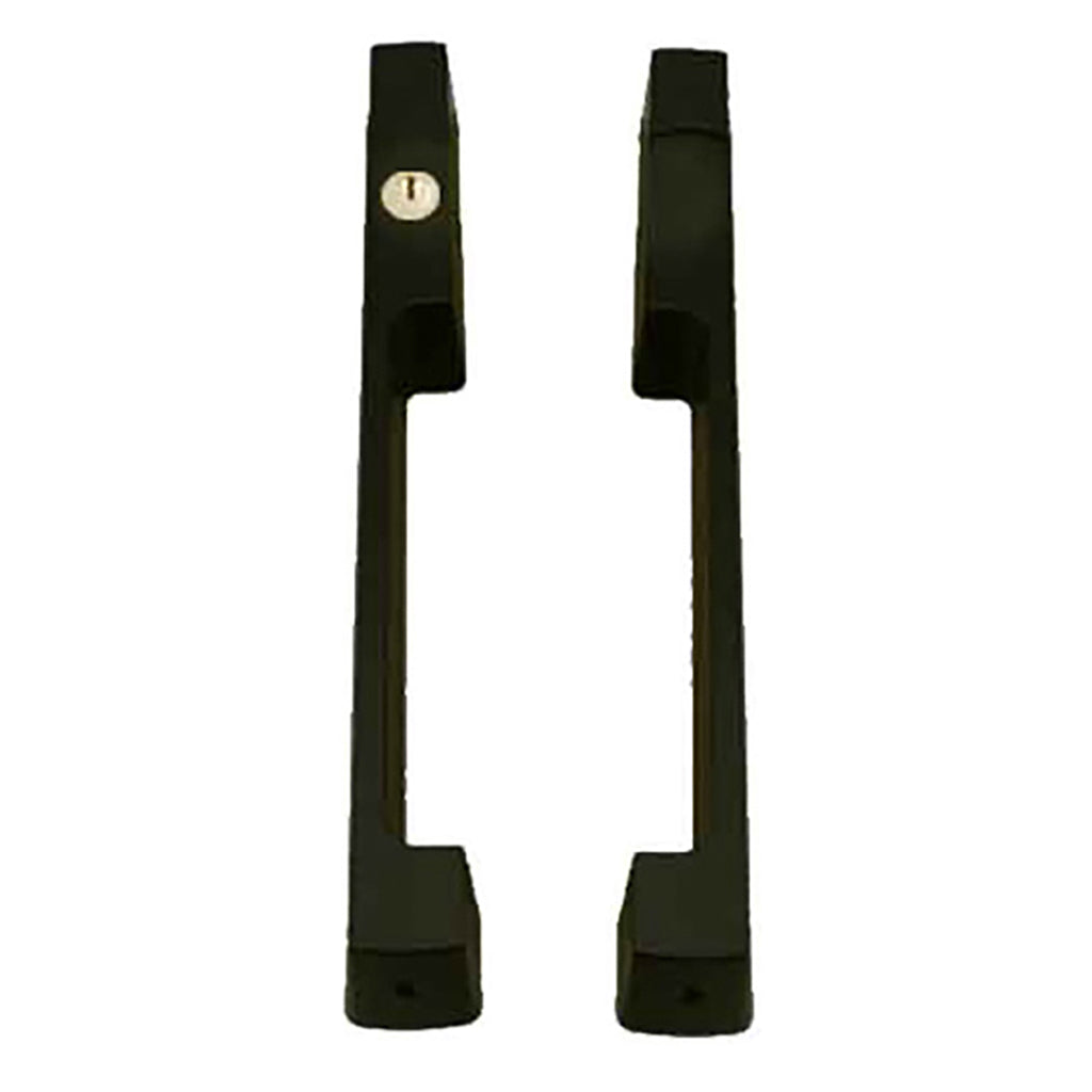 HOPPE Dallas Series Sliding Door Handle Set for HLS9000 Multipoint Locking System Keyed Right Hand - HOPPE Dallas Series Sliding Door Handle Set for HLS9000 Multipoint Locking System Keyed Right Hand