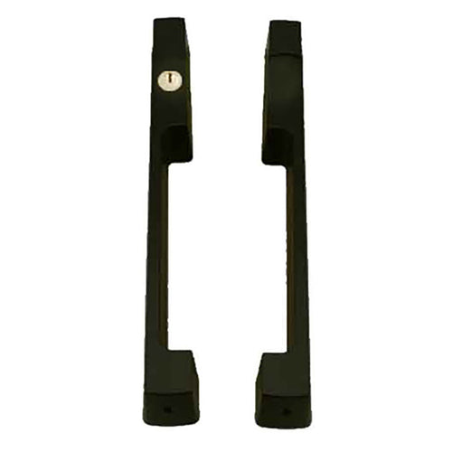 HOPPE Dallas Series Sliding Door Handle Set for HLS9000 Multipoint Locking System Keyed Right Hand - HOPPE Dallas Series Sliding Door Handle Set for HLS9000 Multipoint Locking System Keyed Right Hand