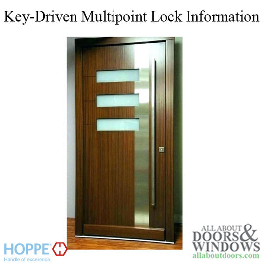 HOPPE Key Operated Multipoint Lock - INFORMATION