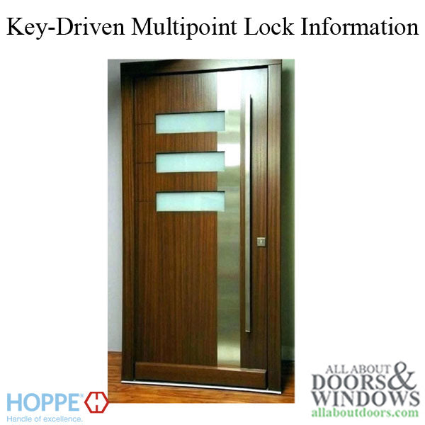 HOPPE Key Operated Multipoint Lock - INFORMATION - HOPPE Key Operated Multipoint Lock - INFORMATION