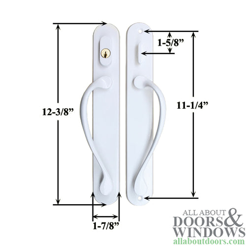 Marvin Active Keyed, Ultimate Sliding French Door wide Trim - PVD Oil Rubbed Bronze Blemished - Marvin Active Keyed, Ultimate Sliding French Door wide Trim - PVD Oil Rubbed Bronze Blemished