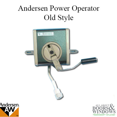 Andersen Old Style Power Operator for Roof and Awning Windows - Andersen Old Style Power Operator for Roof and Awning Windows