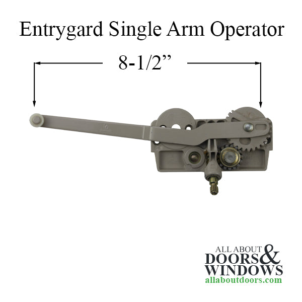 Entrygard Single Arm Operator- Left Hand - Entrygard Single Arm Operator- Left Hand