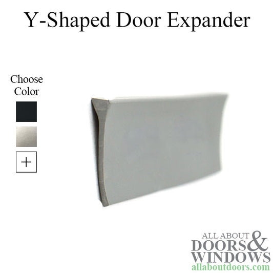 Sweep Y-Shape Storm Door Expander Vinyl Draft Stopper - Sold by the Foot, Choose Color