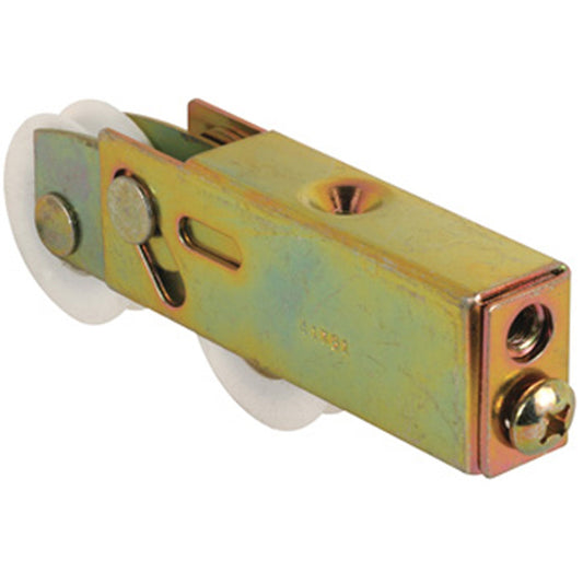 Sliding Patio Door Tandem Roller with Adjustable Steel Housing Assembly 1.25 Inch Nylon Ball Bearing Wheel Diameter
