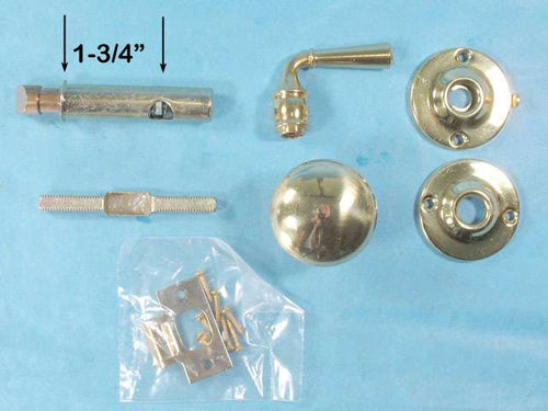 Peachtree IPD Screen Swinging Door Lock Set - Polished Brass - Peachtree IPD Screen Swinging Door Lock Set - Polished Brass