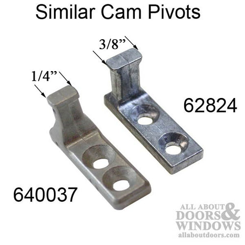 Tilt-In Window Locking Cam Pivot Pin, 2 hole Tilt Stud for w - Tilt-In Window Locking Cam Pivot Pin, 2 hole Tilt Stud for w