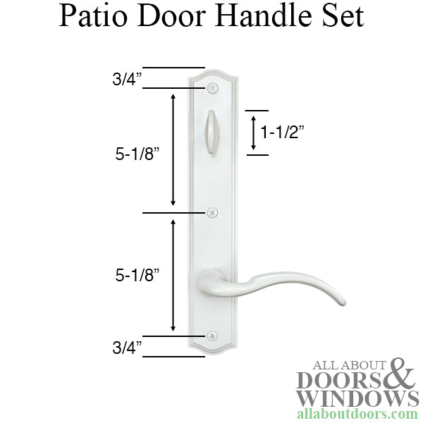 Neuma Non-Keyed Handle Set Special 5-1/4 PZ - Neuma Non-Keyed Handle Set Special 5-1/4 PZ