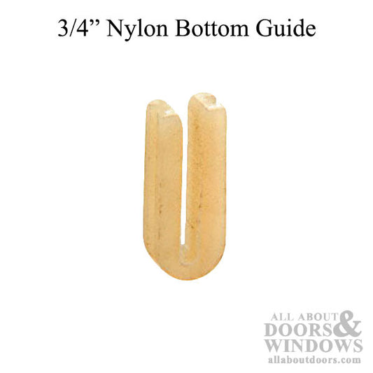 3/4 Inch Nylon Bottom Guide for Sliding Screen Door