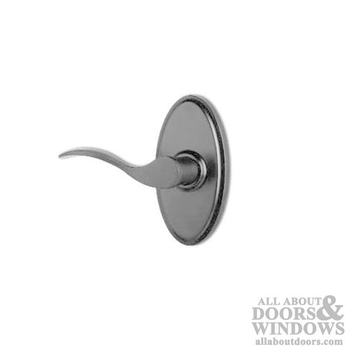 Weslock Bordeau Passage Door Lever Left Hand Weathered Pewter Door Handle - Weslock Bordeau Passage Door Lever Left Hand Weathered Pewter Door Handle