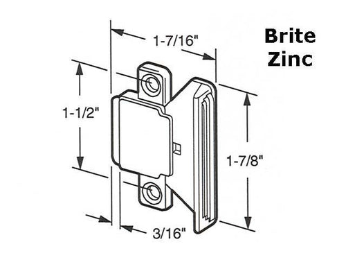 Latch and Pull - Vinyl and Aluminum Hardware, Zinc - Zinc - Latch and Pull - Vinyl and Aluminum Hardware, Zinc - Zinc