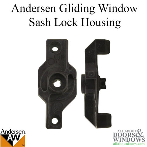 Left Hand Sash Lock Housing, Andersen Perma-Shield Gliding Window - Left Hand Sash Lock Housing, Andersen Perma-Shield Gliding Window