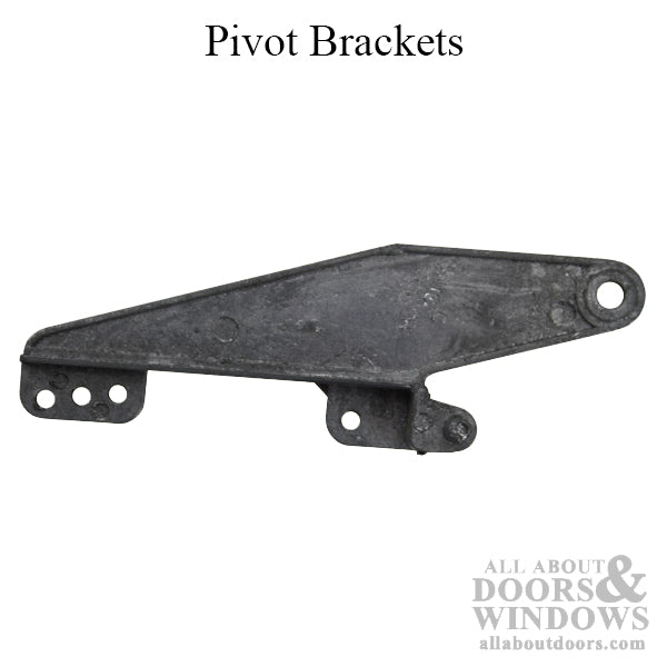 Pivot Brackets for Louvre Windows 4-1/2 Inch Diecast - Pivot Brackets for Louvre Windows 4-1/2 Inch Diecast