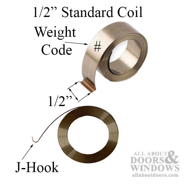 Tandem Constant Force Coil Double Hung Window Balance - Choose Weight - Tandem Constant Force Coil Double Hung Window Balance - Choose Weight