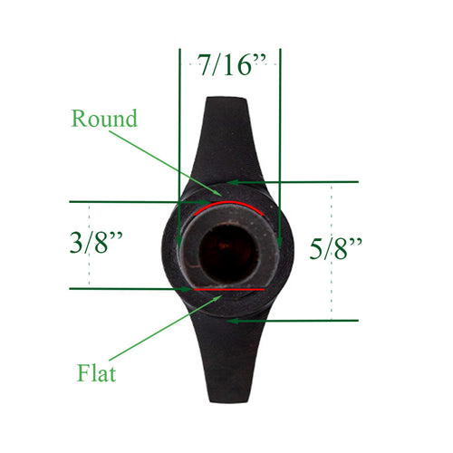 Thumb Turn Kit for Emtek Multipoint Lock Trim Bronze - Thumb Turn Kit for Emtek Multipoint Lock Trim Bronze