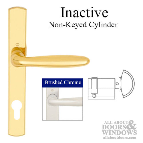HOPPE Multipoint Lock Handleset with Verona Lever Inactive - HOPPE Multipoint Lock Handleset with Verona Lever Inactive