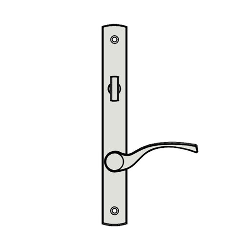 Truth Sentry Lock Handle Set, Transitional, Painted over Zinc- White - Truth Sentry Lock Handle Set, Transitional, Painted over Zinc- White