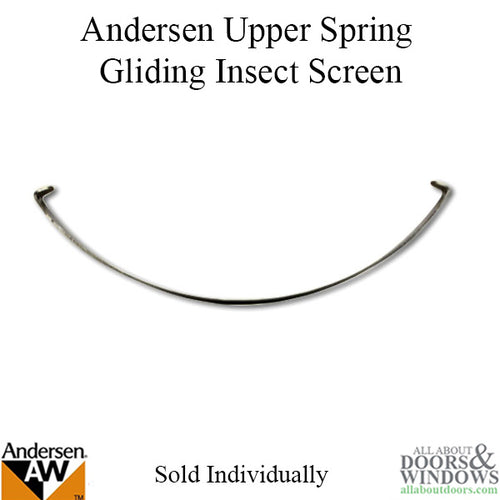 Andersen Sliding Screen, Upper Spring - Universal Patio Door - Andersen Sliding Screen, Upper Spring - Universal Patio Door