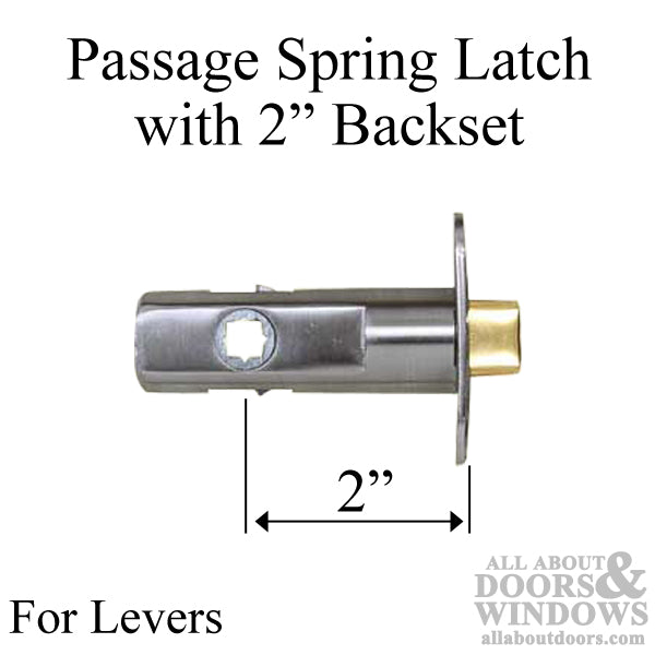 Passage Spring Latch with 2