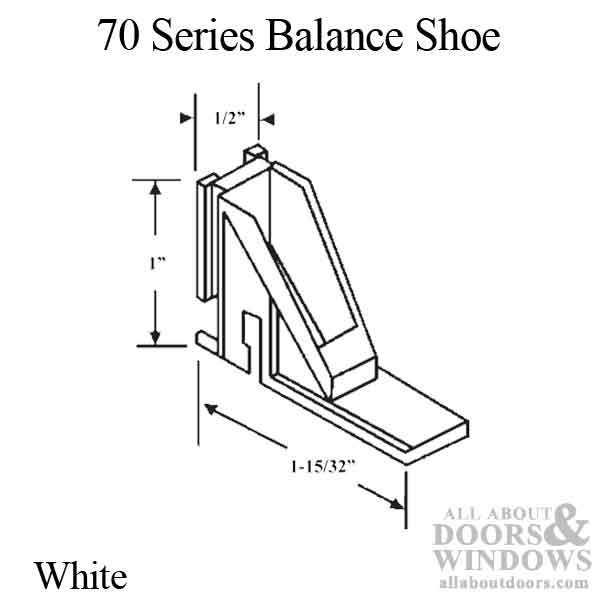 Balance Shoe, 70 Series Balance Rod Accessory - Balance Shoe, 70 Series Balance Rod Accessory