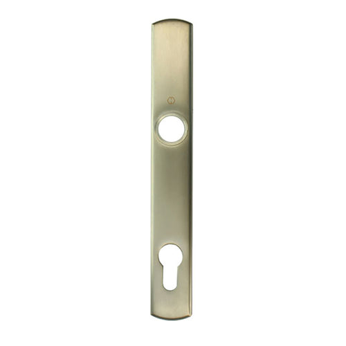 HOPPE Contemporary Exterior Backplate M216N for Active Handlesets - Satin Nickel - HOPPE Contemporary Exterior Backplate M216N for Active Handlesets - Satin Nickel