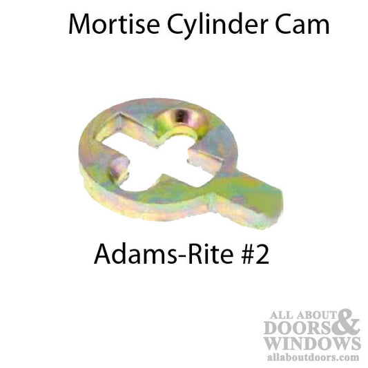 Mortise cylinder cam, Adams Rite