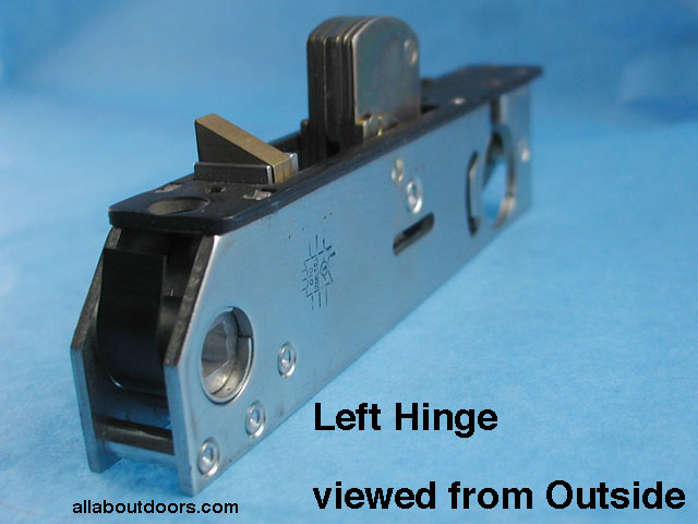 Adams Rite Steel Security Ornamental Storm Door Complete Mortise Lock and Trim Left Hinge - Adams Rite Steel Security Ornamental Storm Door Complete Mortise Lock and Trim Left Hinge