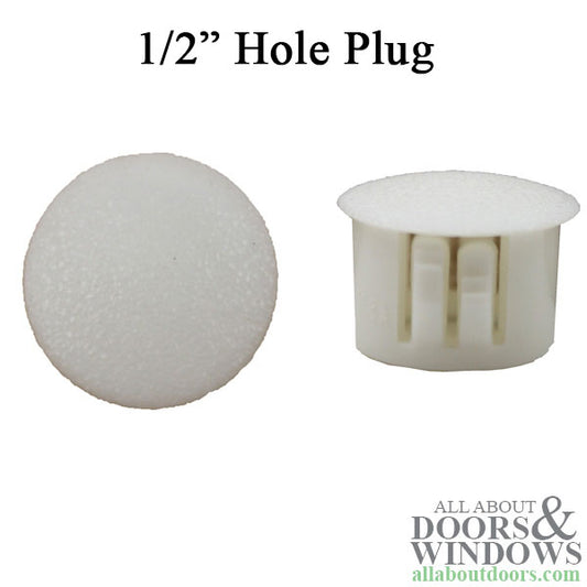 1/2" Hole Plug, For vinyl windows and sliding patio doors