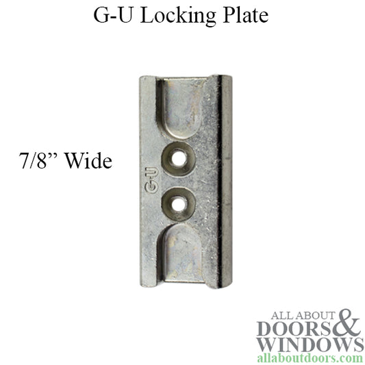 G-U Locking Plate, 7/8" Wide