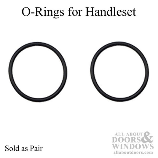 Compression O-rings, 1-1/16" Diameter, Mariani Hardware, 2 pack - Black