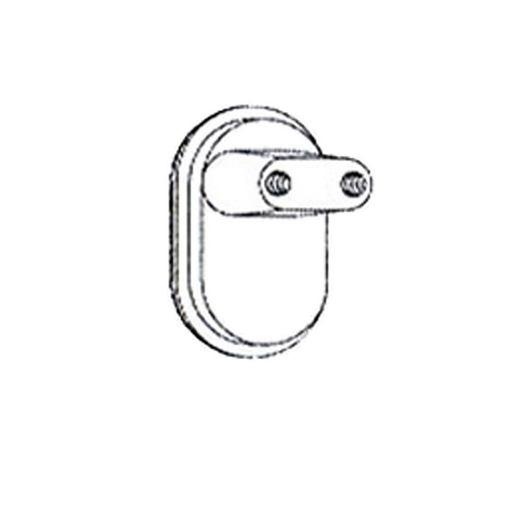 Dummy Cylinder Housing, Andersen Frenchwood Hinged Door - White - Dummy Cylinder Housing, Andersen Frenchwood Hinged Door - White