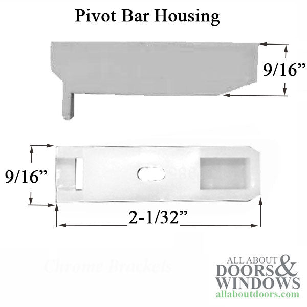 Pivot Bar Housing. Silverline Double Hung Vinyl window - Pivot Bar Housing. Silverline Double Hung Vinyl window