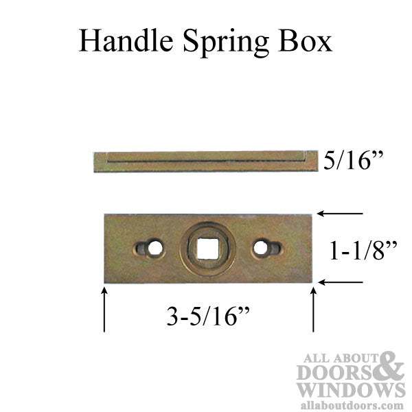 Schlegel Spring Box for Multi-point lock Handle Set - Schlegel Spring Box for Multi-point lock Handle Set