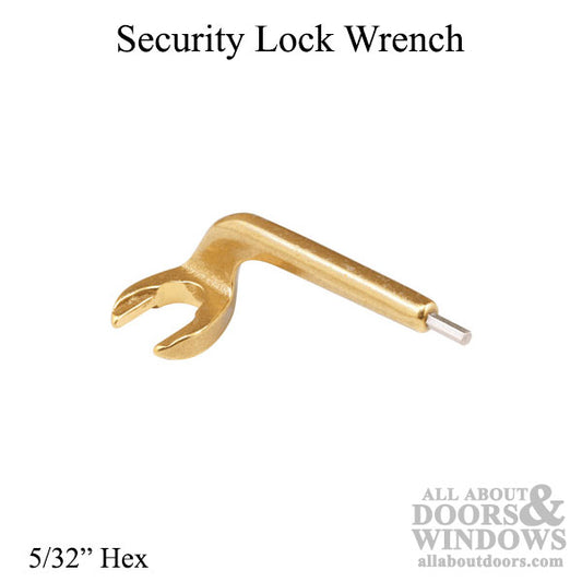 Wrench, Security Lock 5/32  Hex