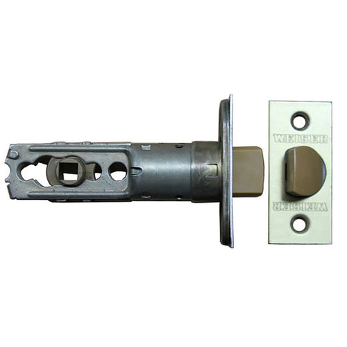 Weiser Springlatch, Adjustable Backset, Square Face, Delrin Latch Bolt - Weiser Springlatch, Adjustable Backset, Square Face, Delrin Latch Bolt