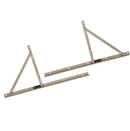 Truth 13.15  Awning Window Hinge and Track, Pairs 18" - E-Gard® Steel