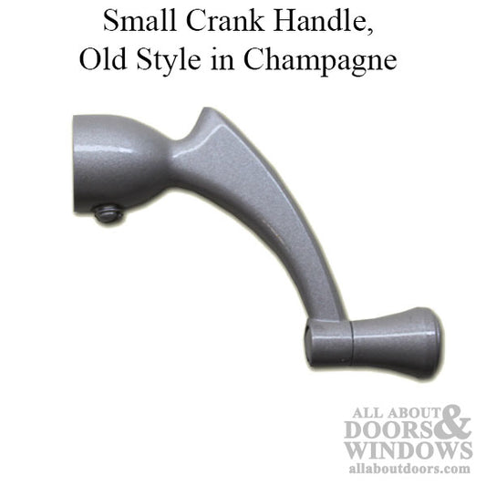 Small Crank Handle, Old Style - Champagne