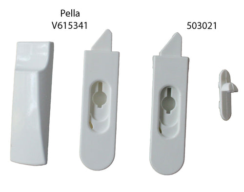 Pella Double Hung Vinyl Window 250/350 Series Tilt Latch, Pair - Pella Double Hung Vinyl Window 250/350 Series Tilt Latch, Pair