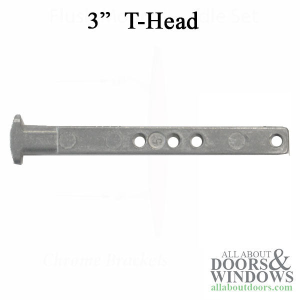 T-Head Pivot Bar, 4 hole  3 inch - Zinc Die cast - T-Head Pivot Bar, 4 hole  3 inch - Zinc Die cast