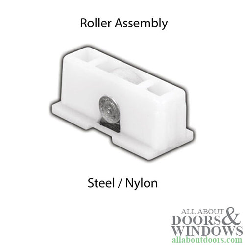 Roller Assembly (Flat) - Sliding Windows, Nylon / Steel - Roller Assembly (Flat) - Sliding Windows, Nylon / Steel