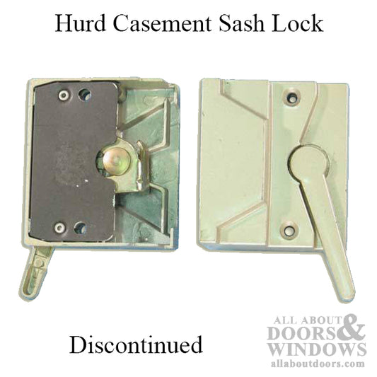 Hurd Casement Sash Lock, 2-3/8 Holes Right Hand